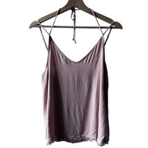 Splendid Pink Spaghetti Strap Tank Top XS Flowy Blush Neutral Boho Chic Flirty